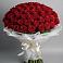 Букет 101 Красная роза Блэк Мэджик в Нижнеподкумском