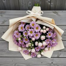 Букет цветов из:  Розы и Хризантемы в Нижнеподкумском