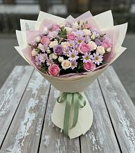 Букет цветов из:  Розы и Хризантемы в Нижнеподкумском