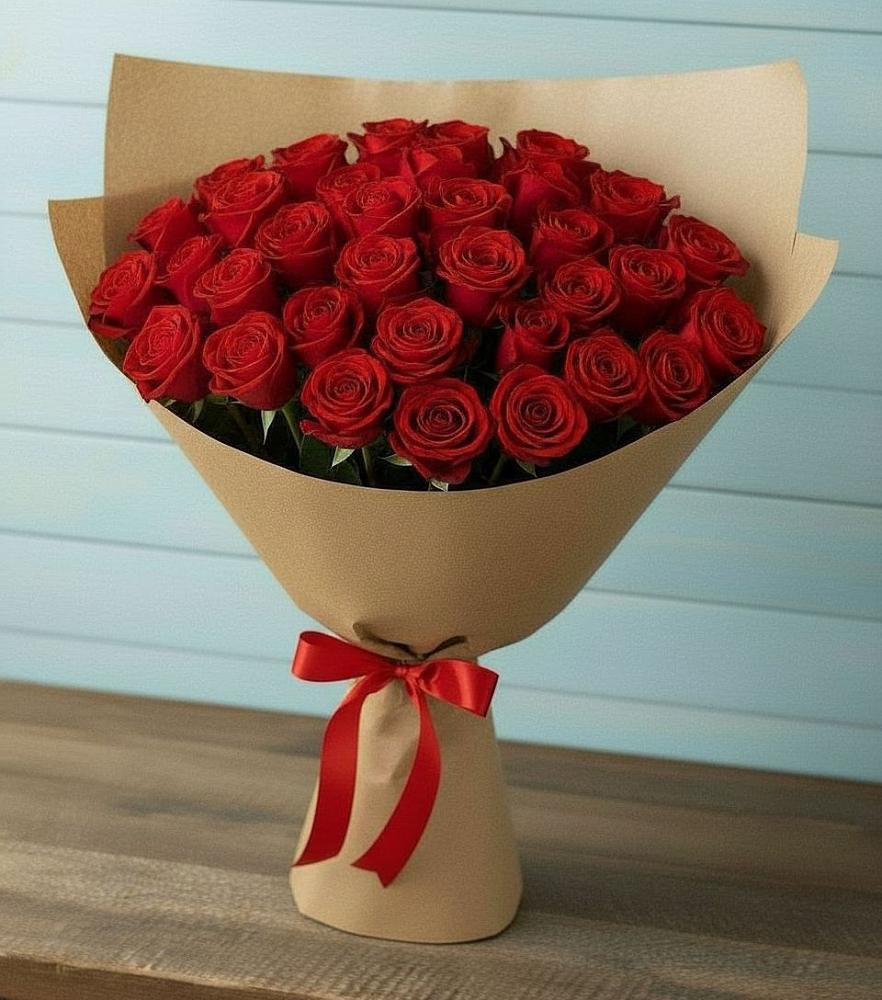 Букет Красные розы Милано в Нижнеподкумском