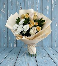 Букет цветов из:  Розы и Хризантемы в Нижнеподкумском
