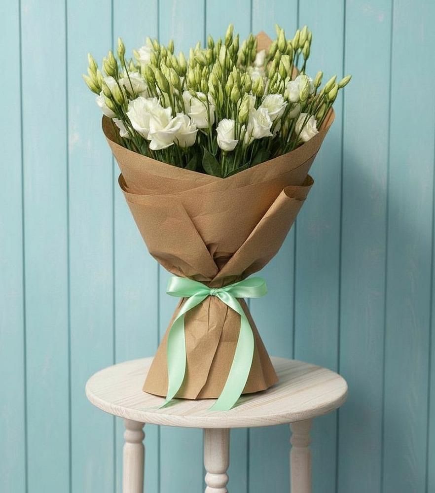 Букет цветов из: Лизиантусы в Нижнеподкумском