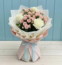 Букет цветов из:  Розы в Нижнеподкумском