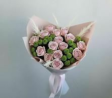 Букет цветов из:  Розы и Хризантемы в Нижнеподкумском