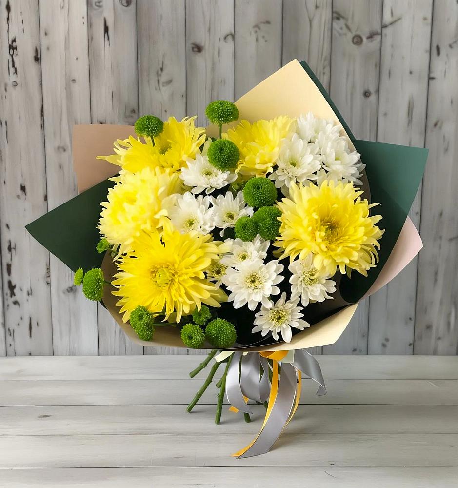 Букет цветов из: Хризантемы в Нижнеподкумском