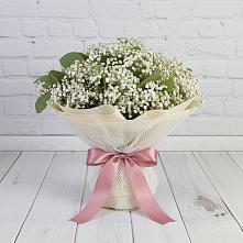 Букет цветов из:  Гипсофила #REPLACE_PRED# Нижнеподкумском