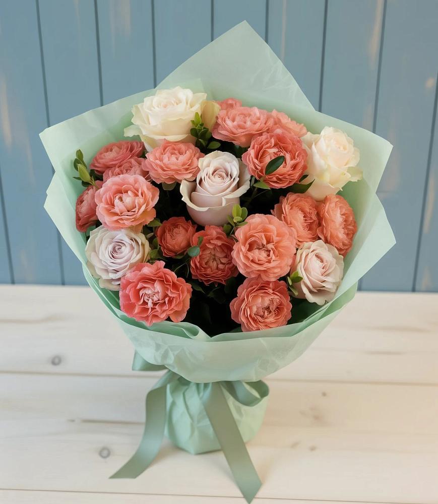 Букет цветов из: Розы в Нижнеподкумском