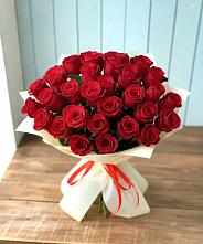 Букет 29 Красных роз в Нижнеподкумском
