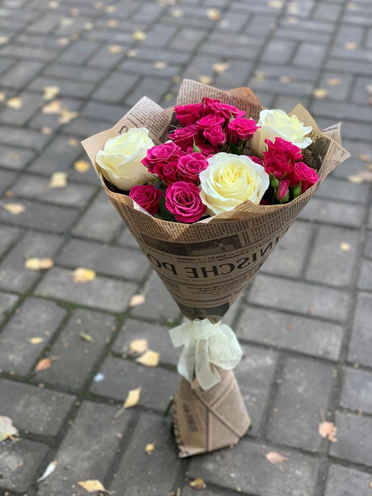 Букет цветов из: Розы в Нижнеподкумском