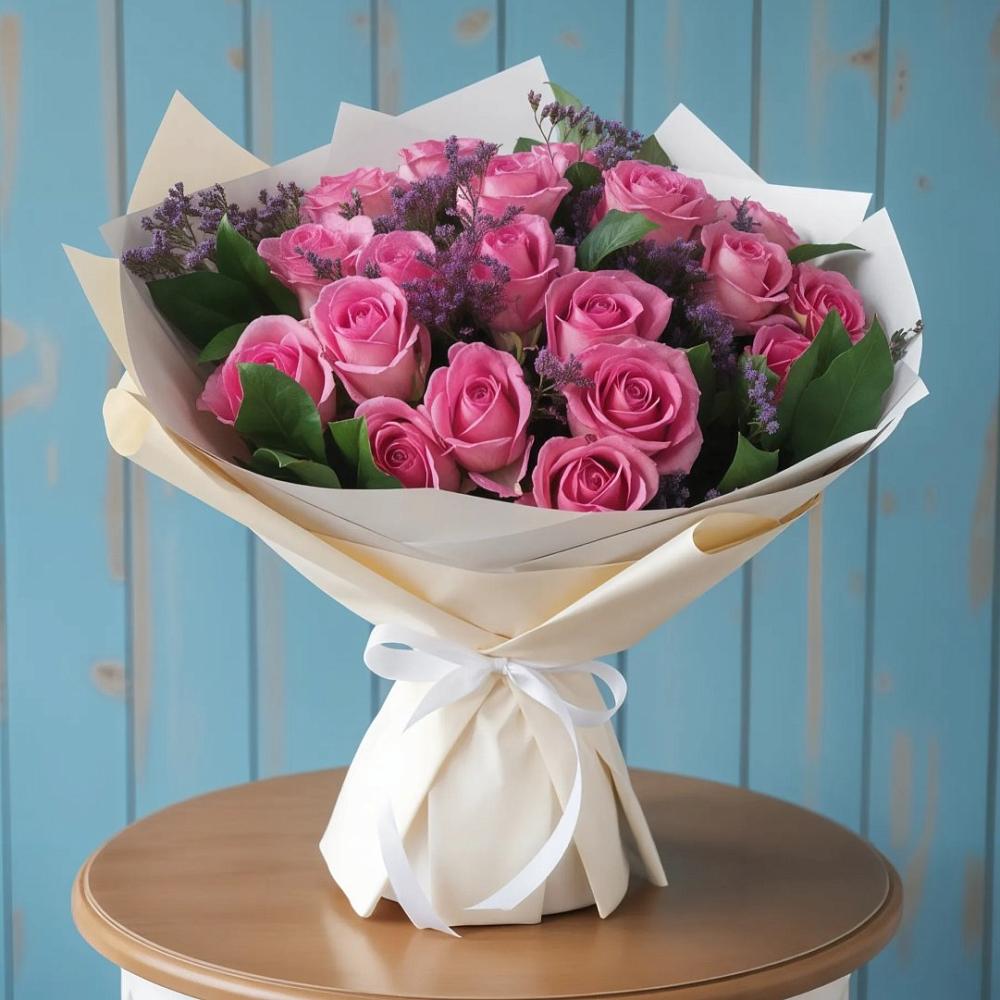 Букет цветов из: Розы в Нижнеподкумском