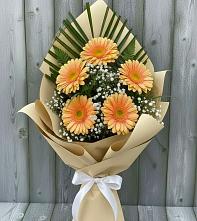 Букет цветов из:  Герберы #REPLACE_PRED# Нижнеподкумском